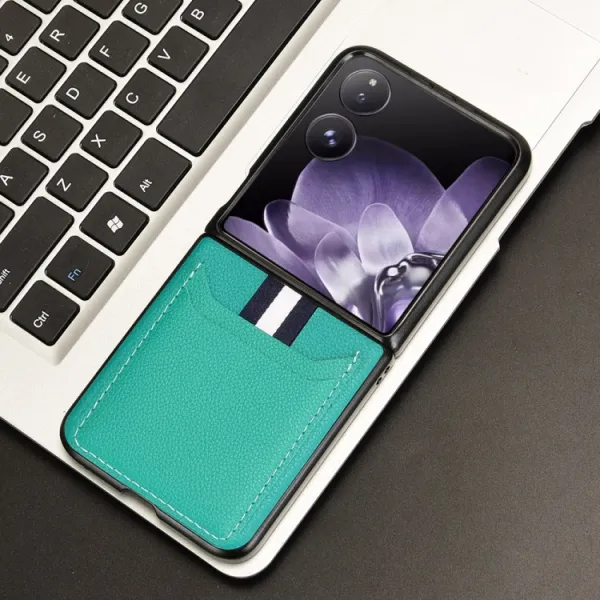 LITCHI Ochranný kryt  Xiaomi Mix Flip zelený