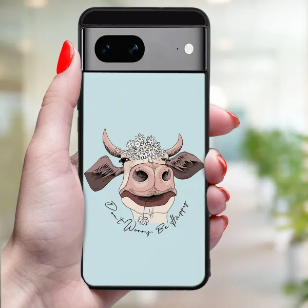 MY ART Ochranný kryt pre Google Pixel 8a HAPPY COW (181)