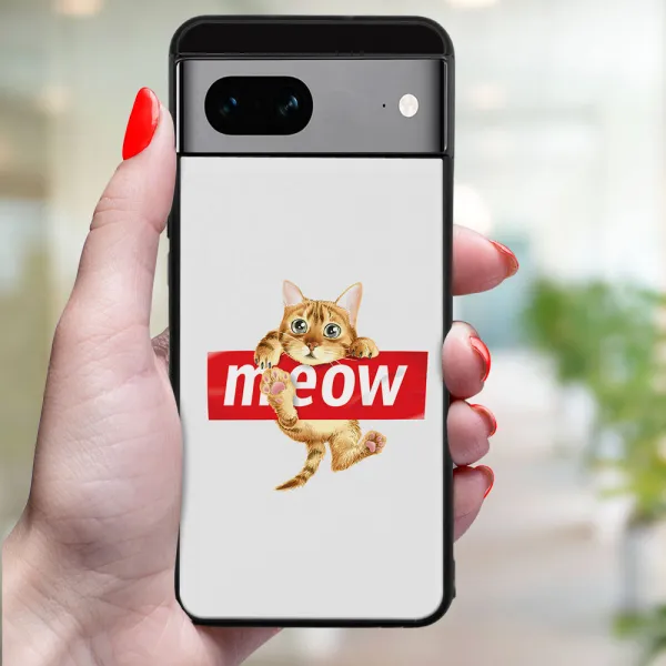 MY ART Ochranný kryt pre Google Pixel 8a MEOW (183)