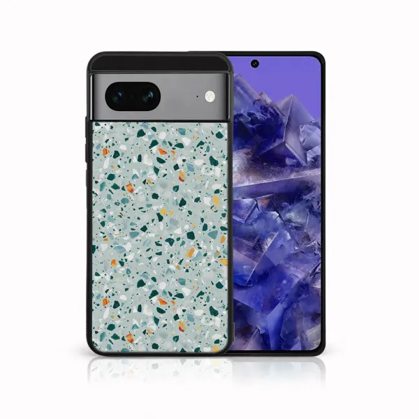 MY ART Ochranný kryt pre Google Pixel 8a BLUE TERRAZZO (164)