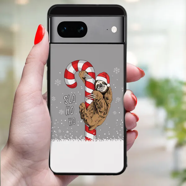 MY ART Kryt s vianočným dizajnom Google Pixel 8a CANDY (076)