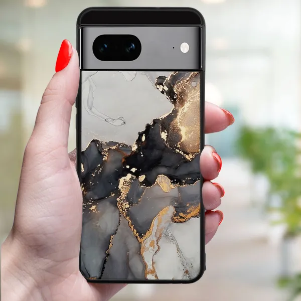 MY ART Ochranný kryt pre Google Pixel 8a GREY MARBLE (140)