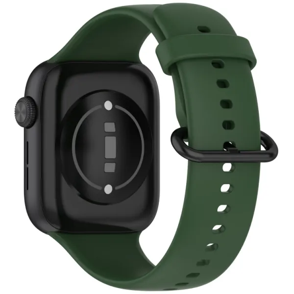 SILICONE Vymeniteľný remienok pre Honor Watch 5 tmavozelený