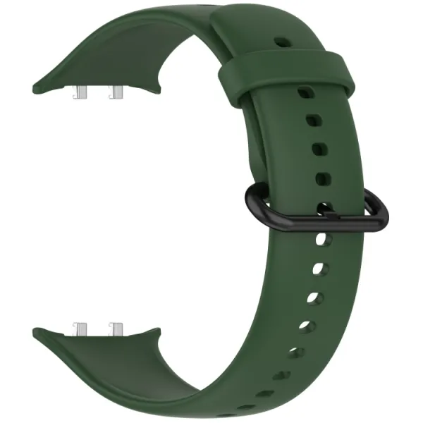 SILICONE Vymeniteľný remienok pre Honor Watch 5 tmavozelený