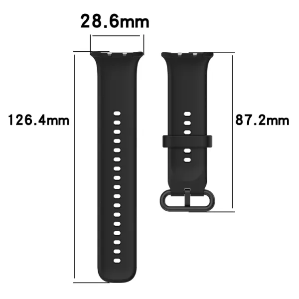 SILICONE Vymeniteľný remienok pre Honor Watch 5 tmavozelený