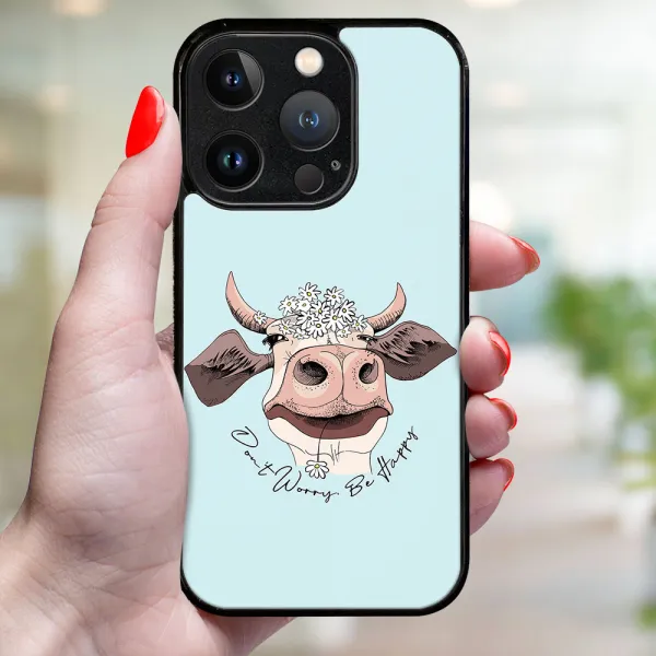 MY ART Ochranný kryt pre Apple iPhone 16 Pro Max HAPPY COW (181)