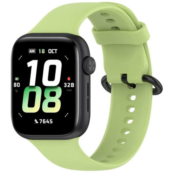 SILICONE Vymeniteľný remienok pre Honor Watch 5 svetlozelený