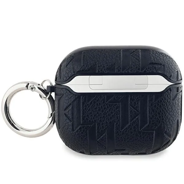 KARL LAGERFELD MONOGRAM Obal na slúchadlá Apple AirPods 3 čierny