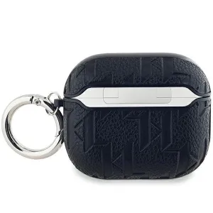 KARL LAGERFELD MONOGRAM Obal na slúchadlá Apple AirPods 3 čierny