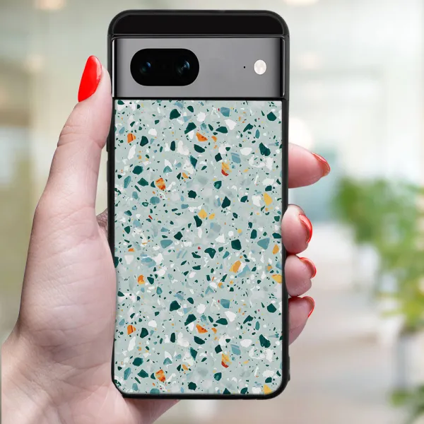 MY ART Ochranný kryt pre Google Pixel 8a BLUE TERRAZZO (164)