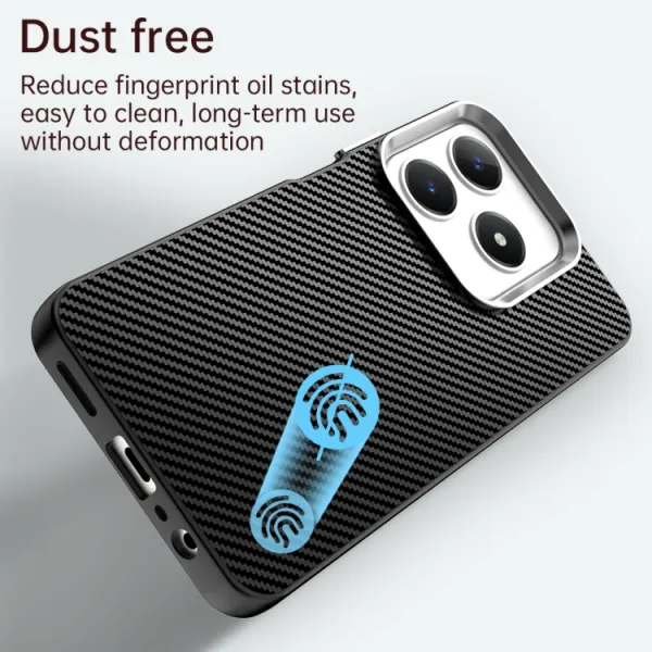 IMD CARBON Ochranný kryt pre Realme Note 60 čierny