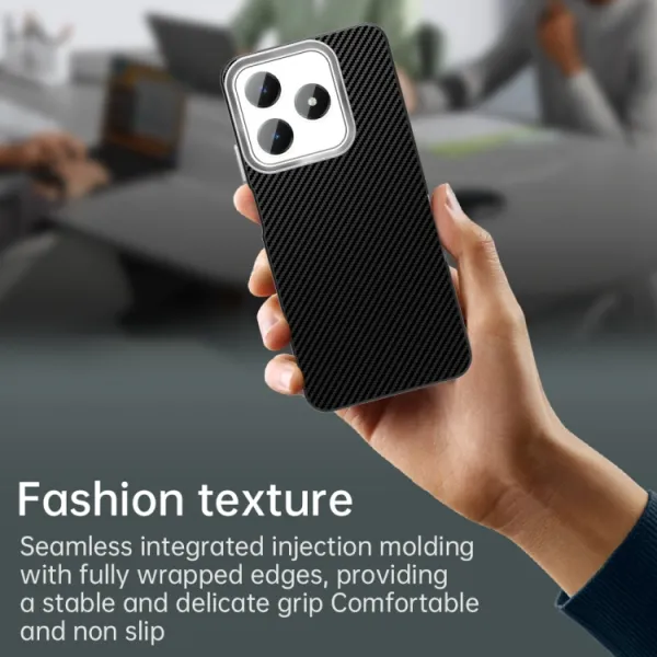 IMD CARBON Ochranný kryt pre Realme Note 60 čierny