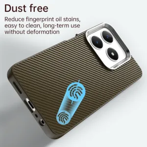 IMD CARBON Ochranný kryt pre Realme Note 60 hnedý