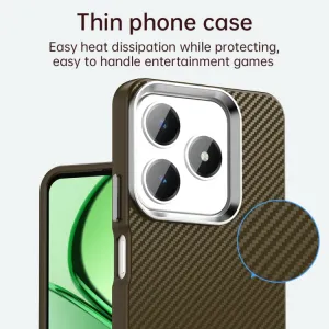 IMD CARBON Ochranný kryt pre Realme Note 60 hnedý
