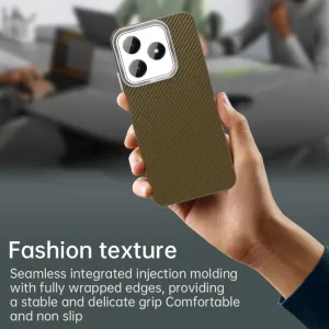 IMD CARBON Ochranný kryt pre Realme Note 60 hnedý