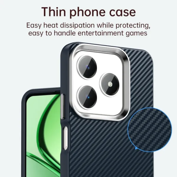 IMD CARBON Ochranný kryt pre Realme Note 60 modrý