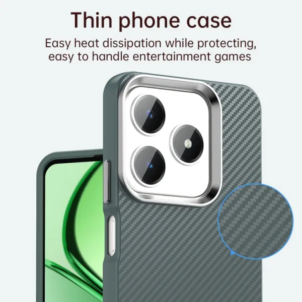 IMD CARBON Ochranný kryt pre Realme Note 60 šedý
