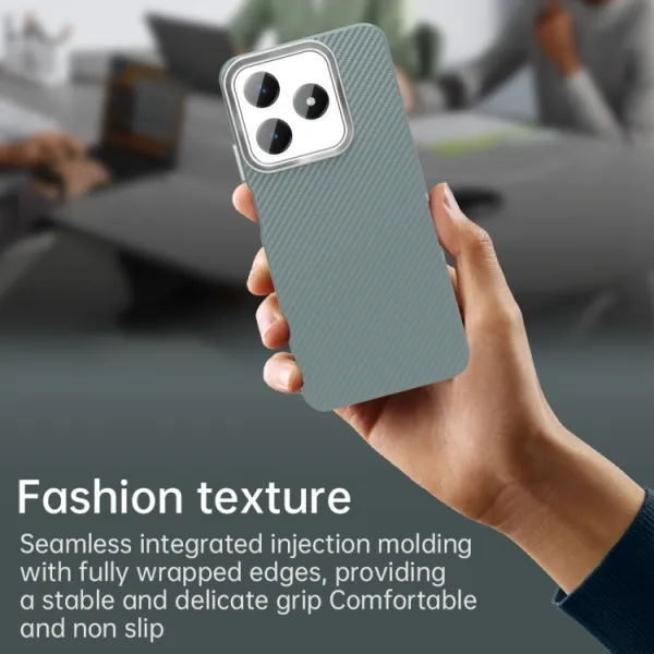 IMD CARBON Ochranný kryt pre Realme Note 60 šedý