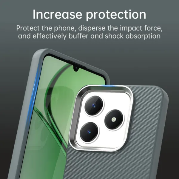 IMD CARBON Ochranný kryt pre Realme Note 60 šedý