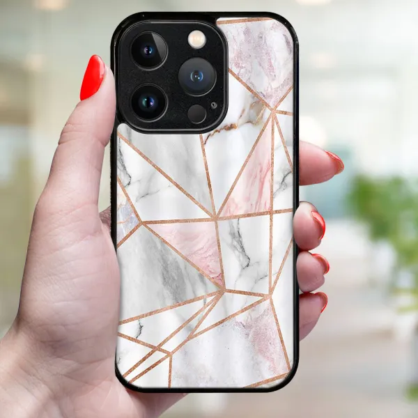MY ART Ochranný kryt pre Apple iPhone 16 Pro Max PINK MARBLE (143)