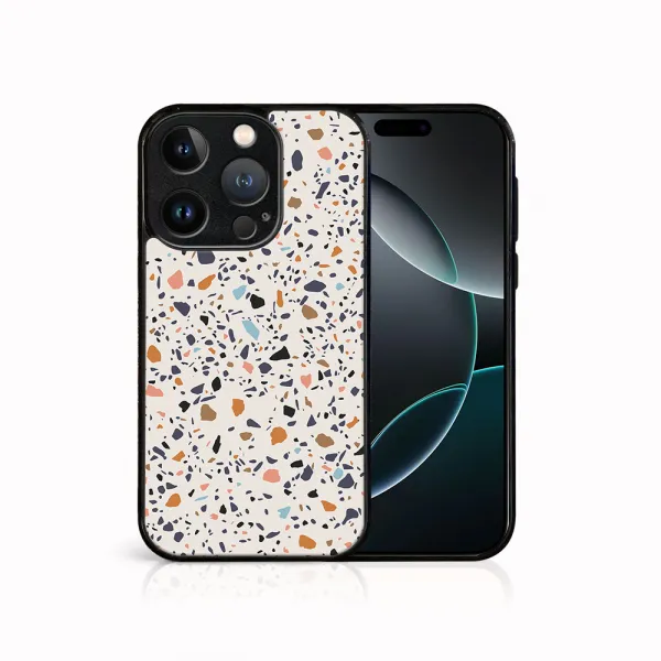MY ART Ochranný kryt pre Apple iPhone 16 Pro Max BEIGE TERRAZZO (162)