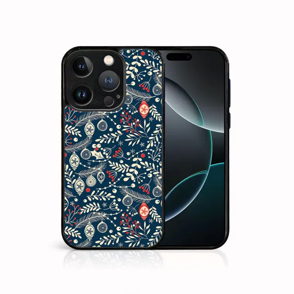 MY ART Kryt s vianočným dizajnom Apple iPhone 16 Pro MISTLETOE (070)