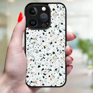 MY ART Ochranný kryt pre Apple iPhone 16 Pro Max GREY TERRAZZO (163)