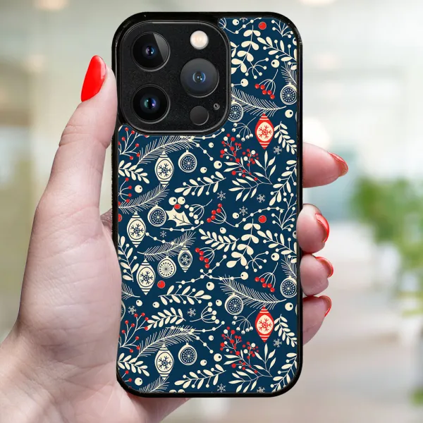 MY ART Kryt s vianočným dizajnom Apple iPhone 16 Pro MISTLETOE (070)