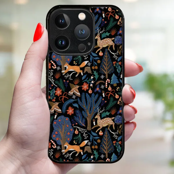 MY ART Kryt s vianočným dizajnom Apple iPhone 16 Pro Max WINTER (071)