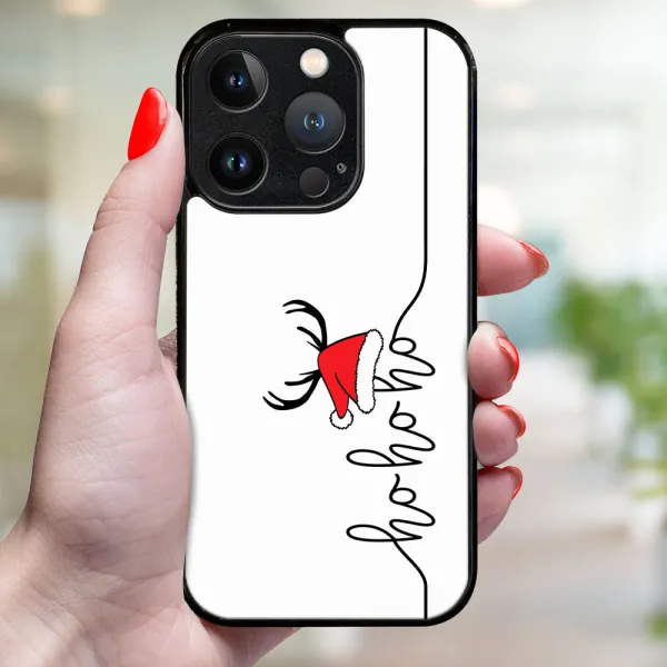 MY ART Kryt s vianočným dizajnom Apple iPhone 16 Pro HOHOHO (073)