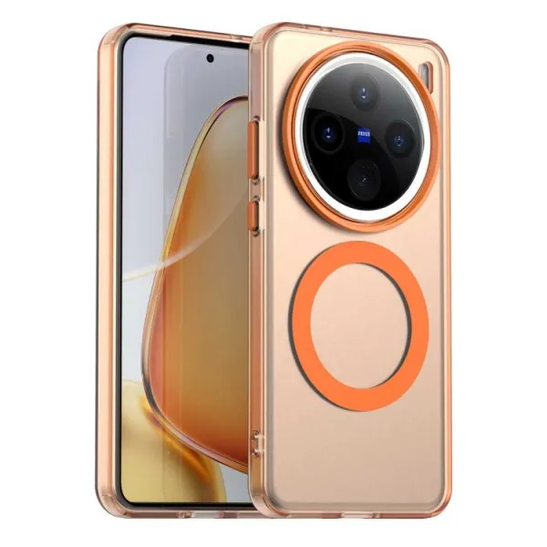 CANDY MAGSAFE Ochranný obal pre Vivo X200 Pro 5G oranžový