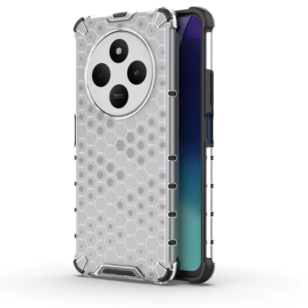HONEYCOMB Ochranný kryt Xiaomi Redmi 14C biely