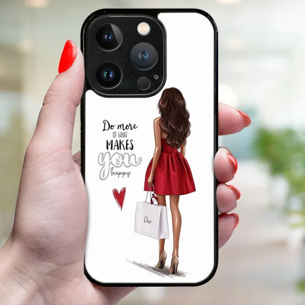MY ART Ochranný kryt pre Apple iPhone 16 Pro Max RED DRESS (137)