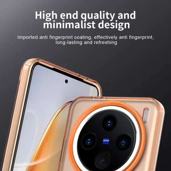 CANDY MAGSAFE Ochranný obal pre Vivo X200 Pro 5G oranžový