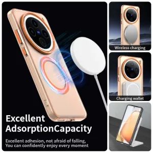 CANDY MAGSAFE Ochranný obal pre Vivo X200 Pro 5G oranžový