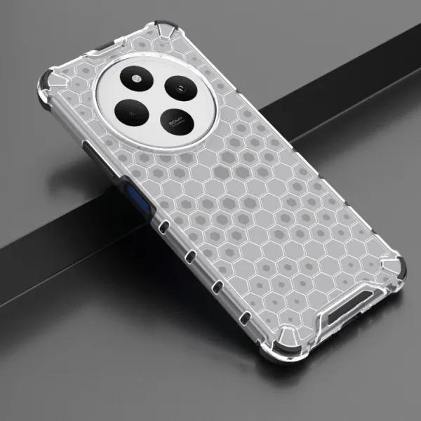 HONEYCOMB Ochranný kryt Xiaomi Redmi 14C biely