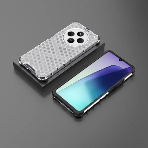 HONEYCOMB Ochranný kryt Xiaomi Redmi 14C biely