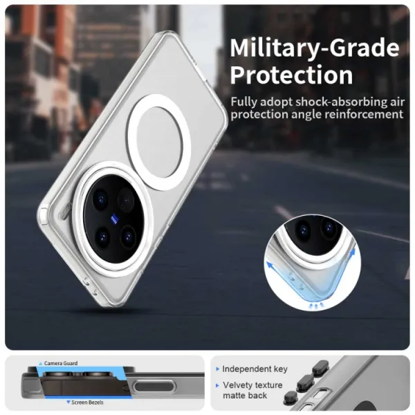 CANDY MAGSAFE Ochranný obal pre Vivo X200 Pro 5G biely