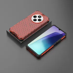 HONEYCOMB Ochranný kryt Xiaomi Redmi 14C červený