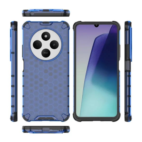 HONEYCOMB Ochranný kryt Xiaomi Redmi 14C modrý