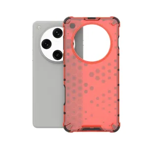 HONEYCOMB Ochranný kryt Oppo Find X8 Pro 5G červený