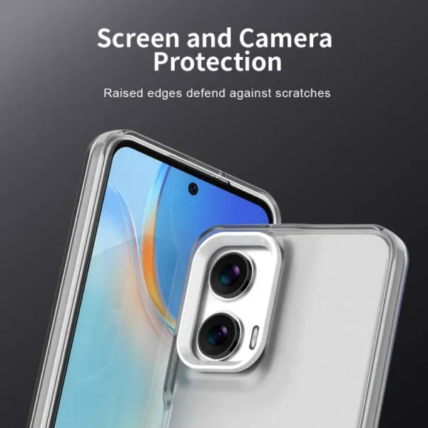 CANDY Ochranný kryt pre Motorola Moto G35 5G mliečny matný