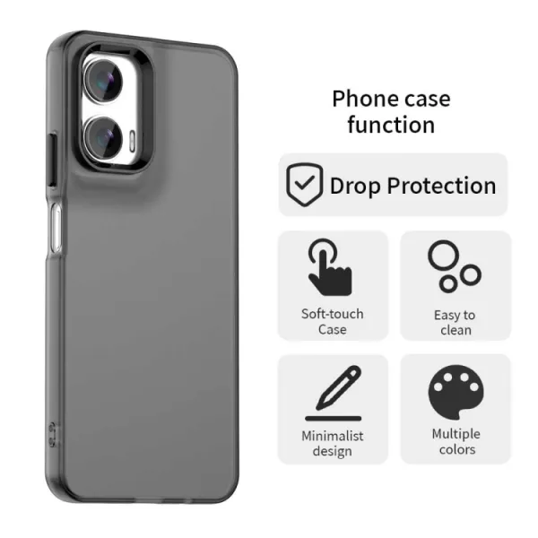 CANDY Ochranný kryt pre Motorola Moto G35 5G čierny