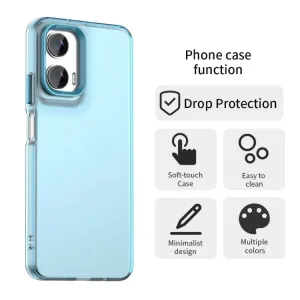 CANDY Ochranný kryt pre Motorola Moto G35 5G modrý