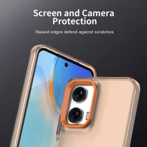 CANDY Ochranný kryt pre Motorola Moto G35 5G oranžový