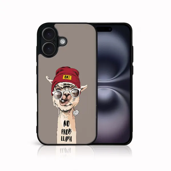 MY ART Ochranný kryt pre Apple iPhone 16 Plus PROBLLAMA (187)