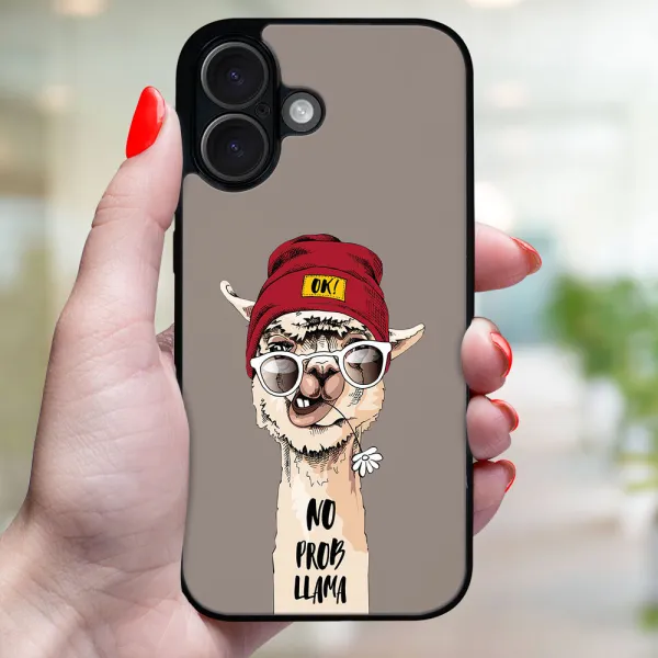 MY ART Ochranný kryt pre Apple iPhone 16 Plus PROBLLAMA (187)