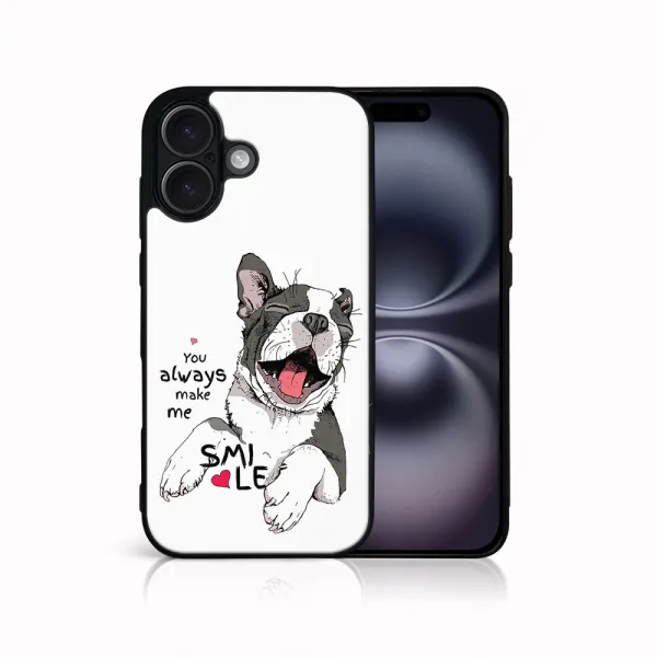 MY ART Ochranný kryt pre Apple iPhone 16 Plus SMILE (189)