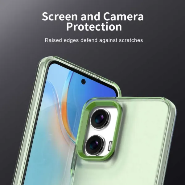 CANDY Ochranný kryt pre Motorola Moto G35 5G zelený