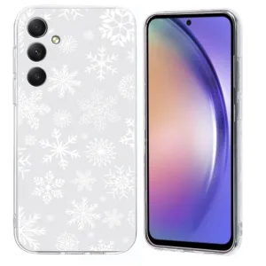 ART CHRISTMAS Ochranný kryt pre Samsung Galaxy A16 / A16 5G SNOWFLAKES